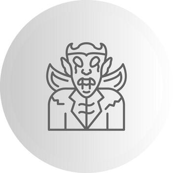 Dracula Fangs User Interface Element Graphic vector