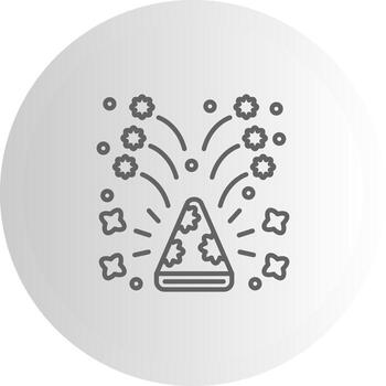 Crackers Fireworks Dashboard UI Element Graphic vector