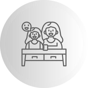 Parent Concise Visual Representation Asset vector