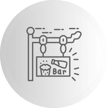 bar tablero ui paquete elemento diseño vector