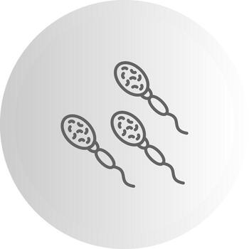 Sperm Functional Art Element Layout vector