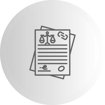 Law Document Visual Branding Symbol Asset vector