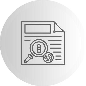 Evidence File Digital Graphic Asset Layout vector