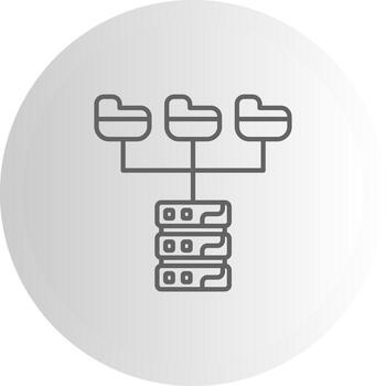 Data Model Display Optimized Graphic Asset vector