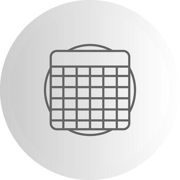Grid Table Outline Mark Symbol vector