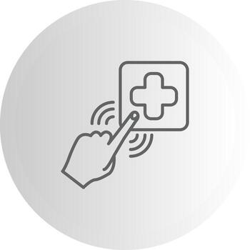 Emergency Button Creative Design Element vector