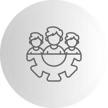 Team Management User Interface Graphic Asset vector