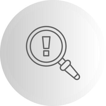 Find Problem Creative Design Element vector