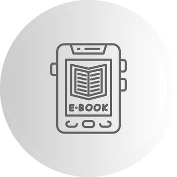 libros electrónicos intuitivo ui característica diseño vector