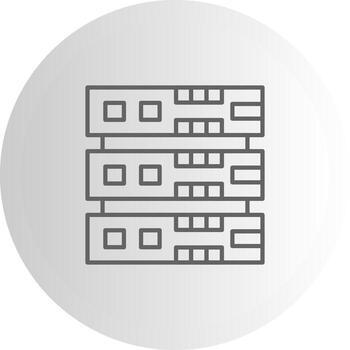 Database Vibrant Graphic Shape Asset vector