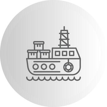 Ship Tech UI Element Layout vector