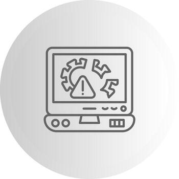 Digital Disruption Concise Visual Representation Asset vector