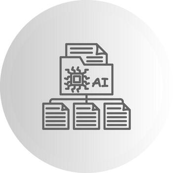 datos clasificación sencillo estilo símbolo gráfico vector