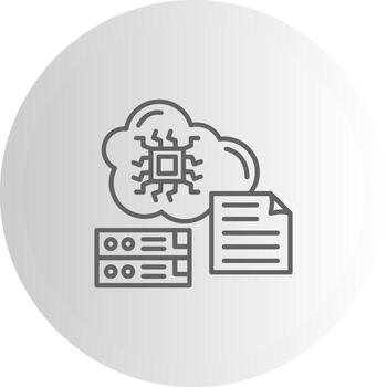 Cloud Data Compact Design Representation Layout vector