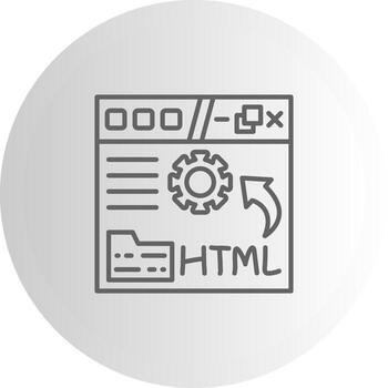 Website Html Outline Style Element Layout vector