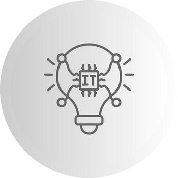 máquina aprendizaje idea equilibrado visual elemento diseño vector