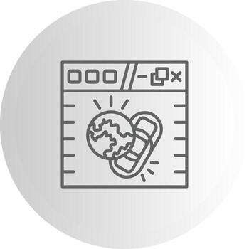 Laptop Cache Concise Visual Representation Asset vector