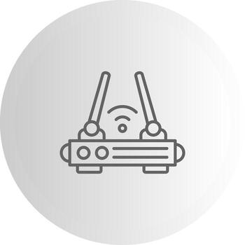 Wireless Access Point Clean UX Sketch Illustration vector