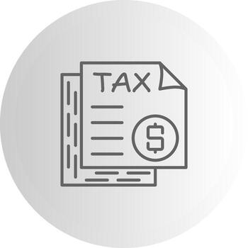 Tax Report Tech UI Element Layout vector
