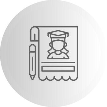 plan de estudios equilibrado visual elemento diseño vector