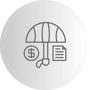 Insurance Dashboard UI Element Graphic vector