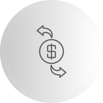 dinero espalda garantizar tablero ui elemento gráfico vector