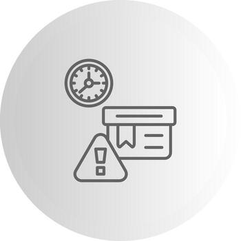 Stock Alert UI Visual Cue Graphic vector