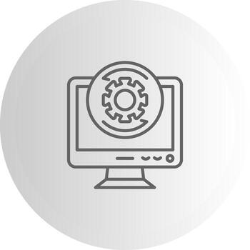 Software Update Utility Focused Shape Element vector