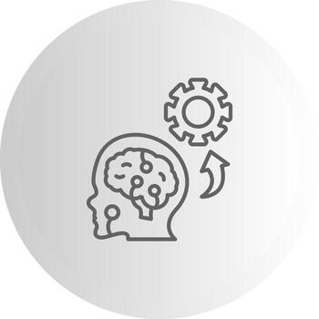 máquina aprendizaje solicitud gráfico diseño activo vector