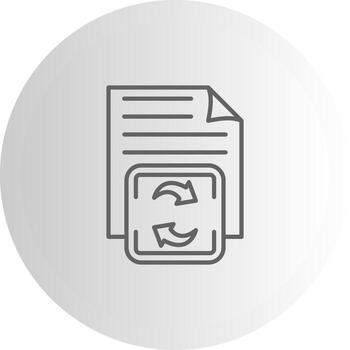 archivo sincronizar limpiar web símbolo gráfico vector