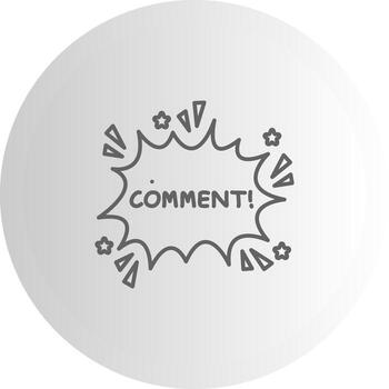 Comment Interactive Mark Design Graphic vector