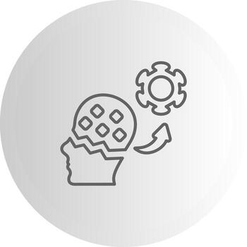 Machine Learning Clean UX Sketch Illustration vector