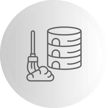 Data Cleansing Interactive Mark Design Graphic vector