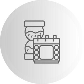 Sand Clock Digital Graphic Asset Layout vector