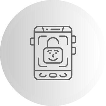 Face Id UX Friendly Element Layout vector