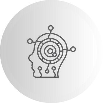 cyborg interfaz simpático gráfico elemento vector