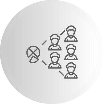 segmentación alto impacto diseño diseño vector