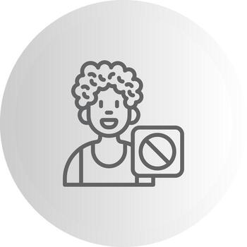 User Ban Dynamic Design Feature Layout vector