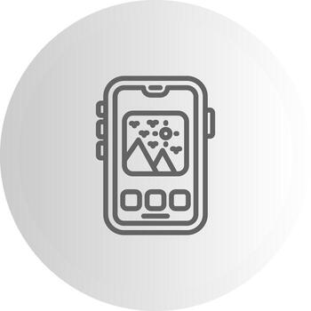 móvil fotos versátil web gráfico diseño vector