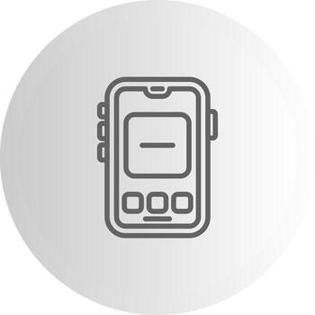 móvil sustraer icónico diseño elemento diseño vector