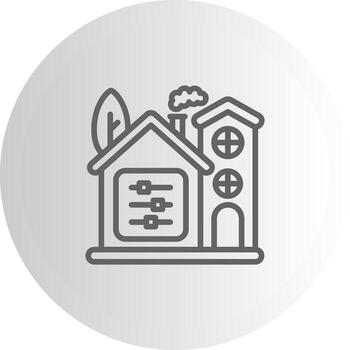 hogar control S monitor optimizado gráfico activo vector