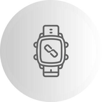 inteligente reloj desconectar escalable ui formar gráfico vector