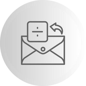 Email Divide Mobile UI Mark Design vector