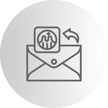 Email Graph Mobile UI Mark Design vector