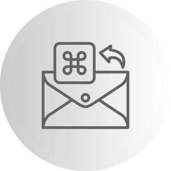 correo electrónico mando de marca objeto gráfico vector