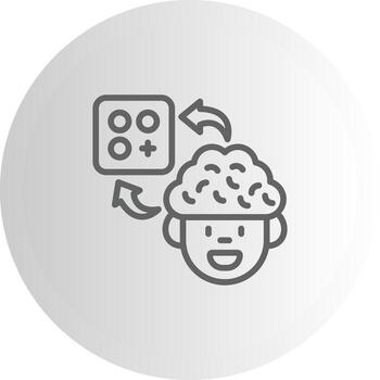 cerebro aplicación escalable ui formar gráfico vector