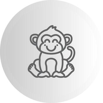 Blush Monkey Clean UX Sketch Illustration vector