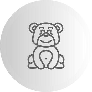 Joy Bear Dashboard UI Element Graphic vector