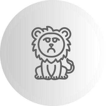 león haciendo pucheros rápido carga diseño activo vector