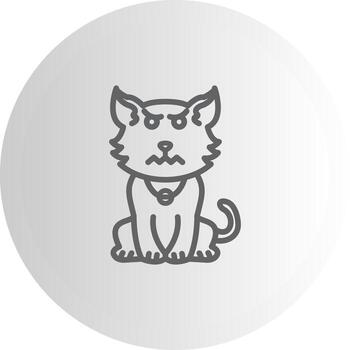 Crying Cat Dynamic Shape Asset vector